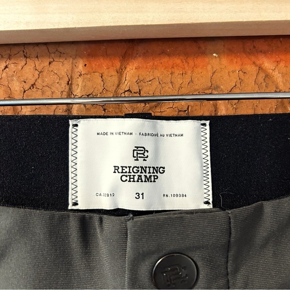 Reigning Champ Primeflex Coach's Pant Olive Size 31 - Picture 2 of 3